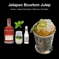 Jalapeño-Spiked Bourbon Julep
