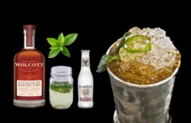 Jalapeño-Spiked Bourbon Julep