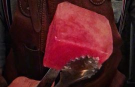 DIY Watermelon Ice Cubes