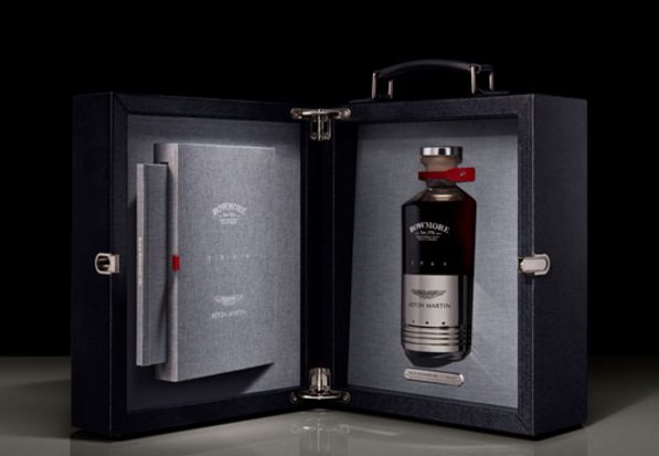 Aston Martin and Bowmore bottle £50,000 whisky