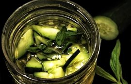 DIY Cucumber & Mint Shrub