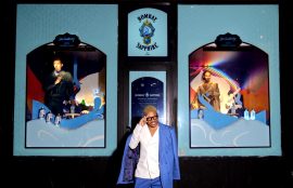 Bombay Sapphire Creates Holiday Storefront Stage With Creatives