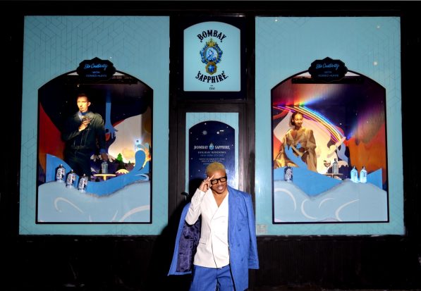 Bombay Sapphire Creates Holiday Storefront Stage With Creatives