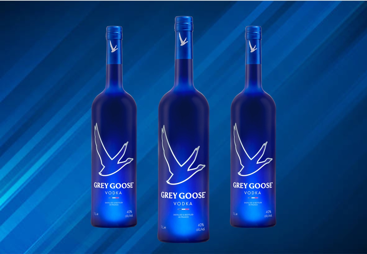 Grey Goose Vodka Night Vision 4 Limited Edition 40% Vol. 1,5l + LED  Lichtsticker