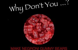 Why Don't You ...? Make Negroni Gummy Bears