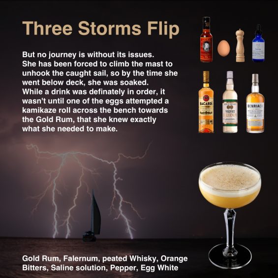 Three Storms Flip Cocktail Recipe