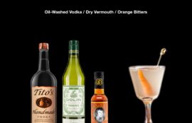 Olive-Oil Washed Martini